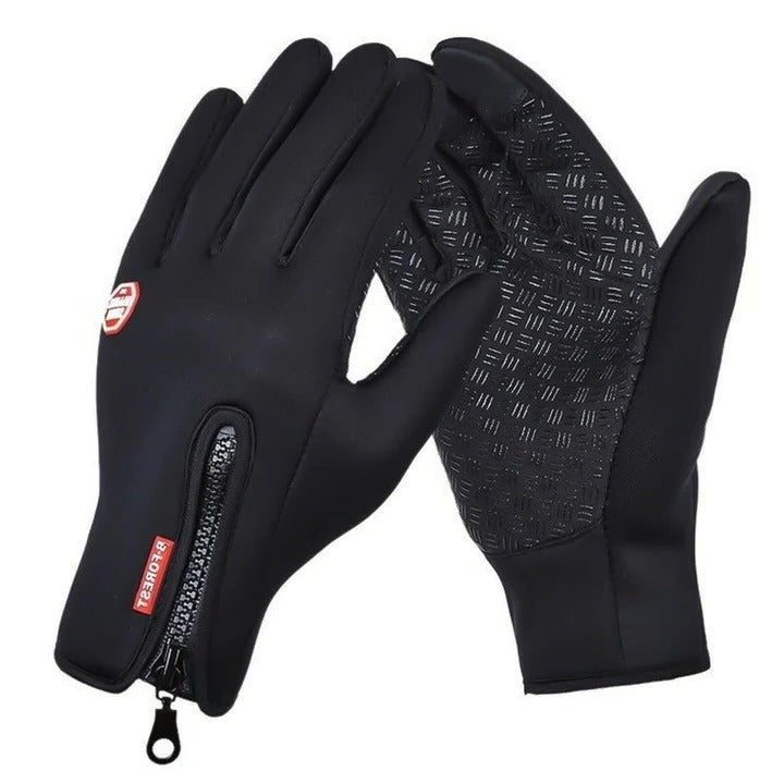 Guantes cálidos impermeables de pantalla táctil para clima frío