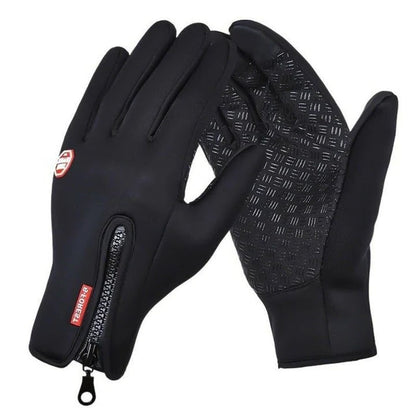 Guantes cálidos impermeables de pantalla táctil para clima frío