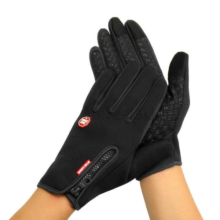 Guantes cálidos impermeables de pantalla táctil para clima frío