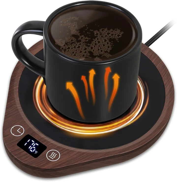 Heated Coffee Mug Warmer with Adjustable Heat Plate - Ortekor