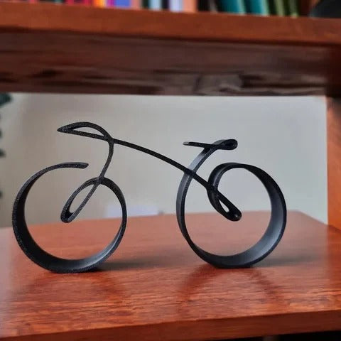 Simple Metal Bike Wall Art Decoration - Ortekor