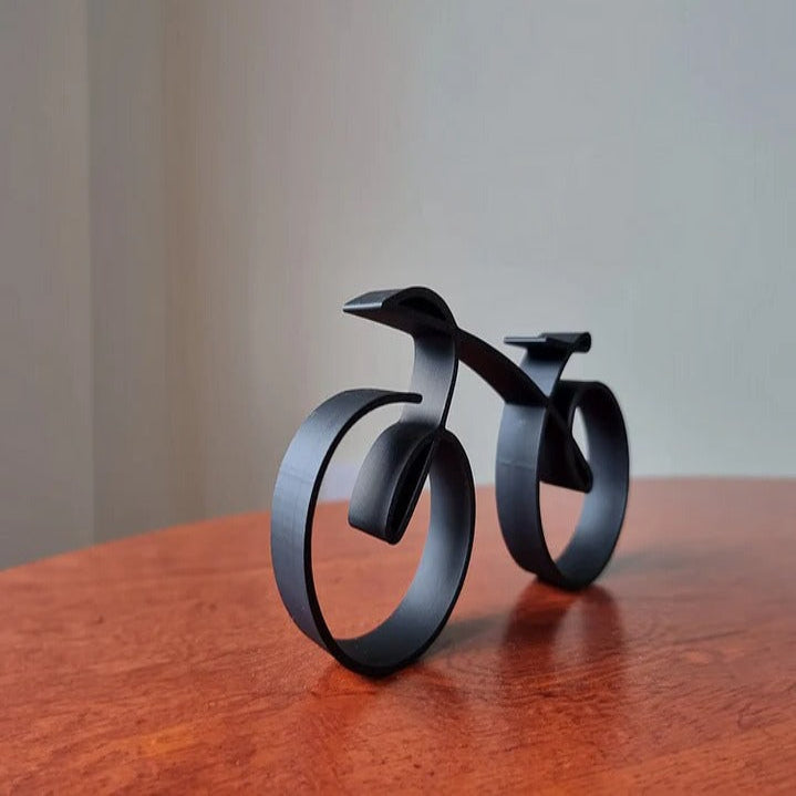 Decoración sencilla de arte de pared de metal para bicicleta