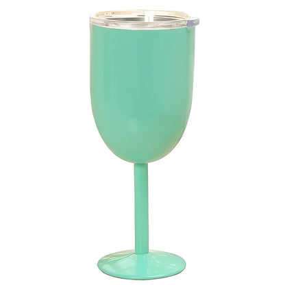 Vaso de vino de doble pared con aislamiento y tapa hermética