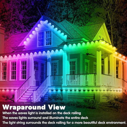 Tiras de luces LED flexibles y coloridas para exteriores