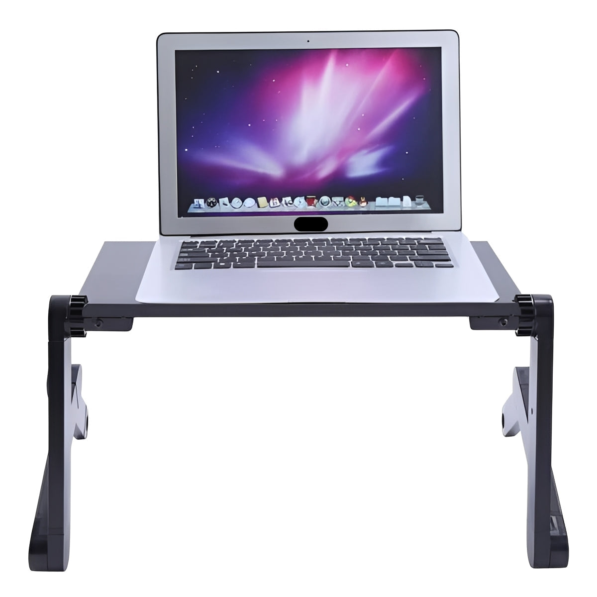 Soporte plegable portátil para ordenador portátil para una visualización cómoda