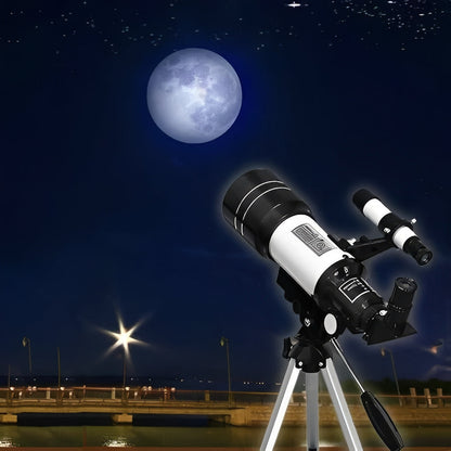 Potente telescopio lunar con trípode y zoom de 150x