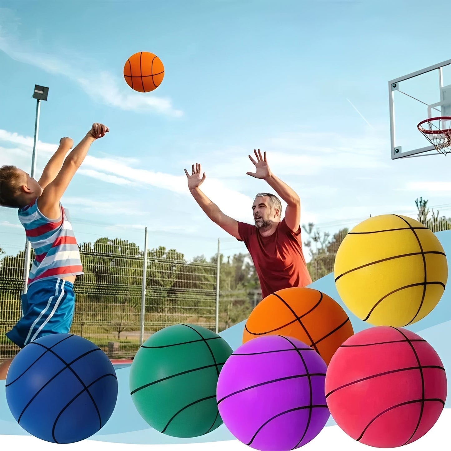 Baloncesto de Interior Silencioso para Uso Doméstico