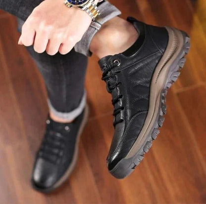Zapatos Oxford de piel cómodos para hombre con soporte para el arco plantar