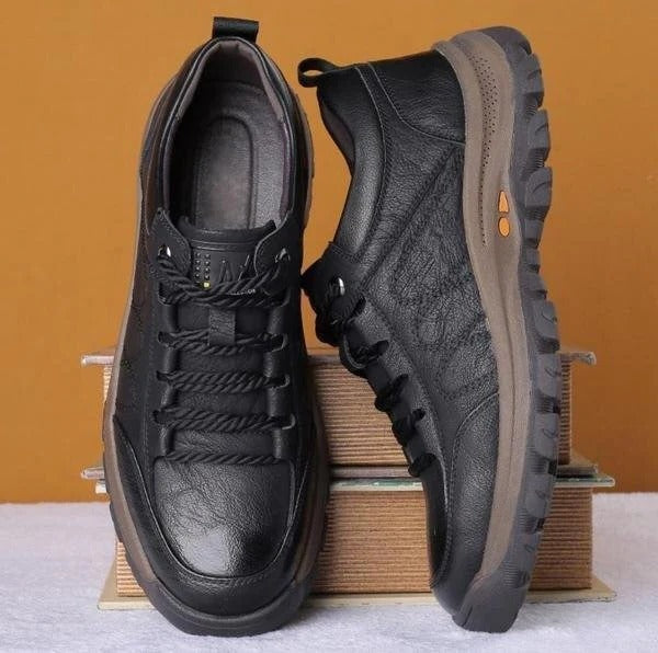 Zapatos Oxford de piel cómodos para hombre con soporte para el arco plantar