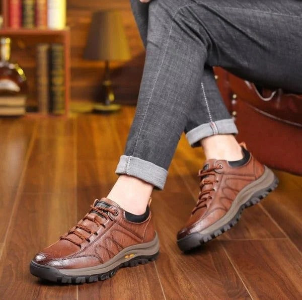 Zapatos Oxford de piel cómodos para hombre con soporte para el arco plantar