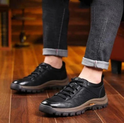Zapatos Oxford de piel cómodos para hombre con soporte para el arco plantar