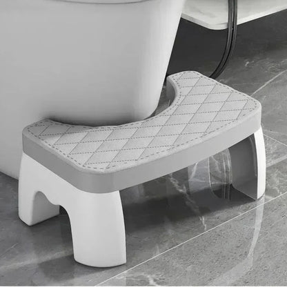 Space Saving Toilet Step Stool with Anti Slip Base - Ortekor
