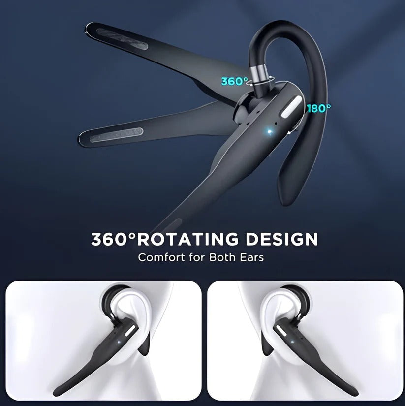 Auriculares inalámbricos Bluetooth para camionero con micrófono con cancelación de ruido