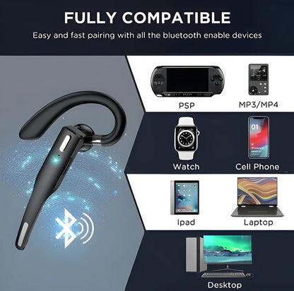 Auriculares inalámbricos Bluetooth para camionero con micrófono con cancelación de ruido