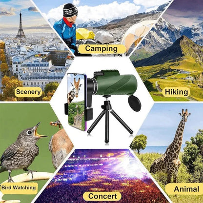 Min telescopio de bolsillo portátil para uso en exteriores