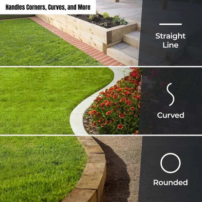 Herramienta de fácil uso para recortar bordes de jardín y césped