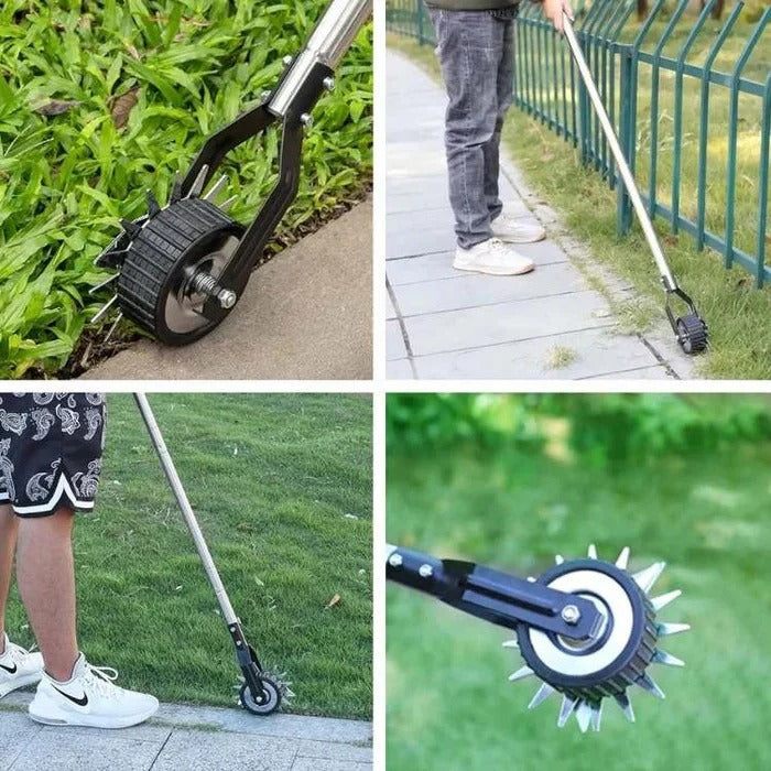 Herramienta de fácil uso para recortar bordes de jardín y césped