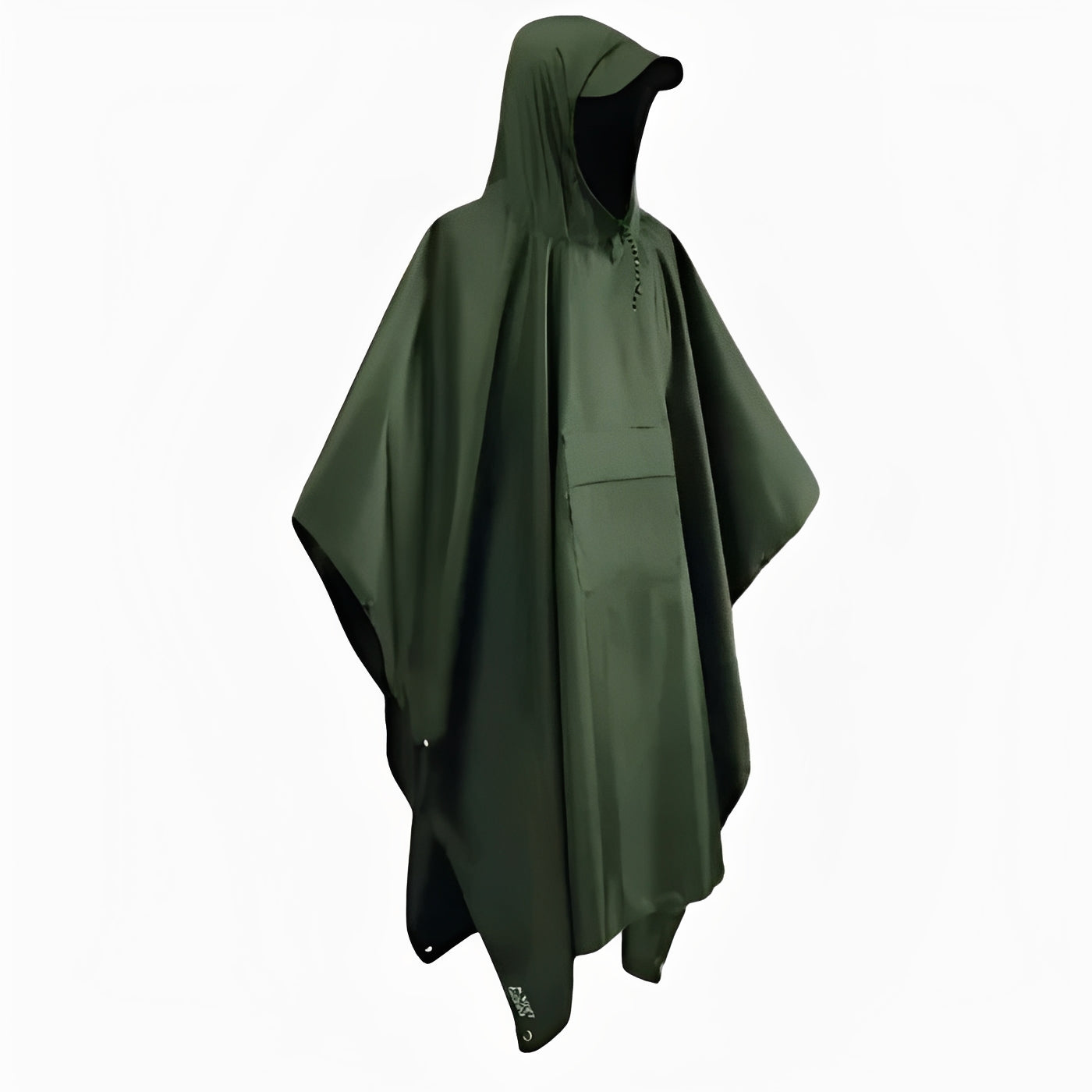 Capa impermeable de lluvia de largo completo
