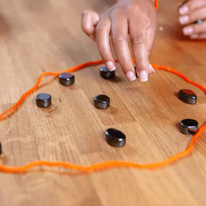 Juego de ajedrez magnético plegable portátil