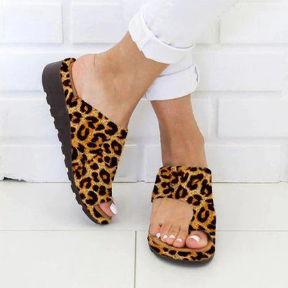 Sandalias ortopédicas de arco para hombres y mujeres con separador de dedos