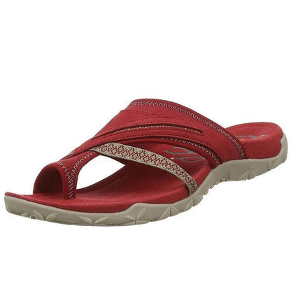 Cómodas pantuflas de casa de apoyo para mujer
