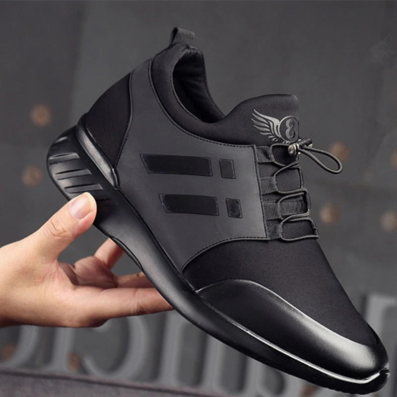 Zapatos cómodos de cuero para hombre con soporte para el arco plantar