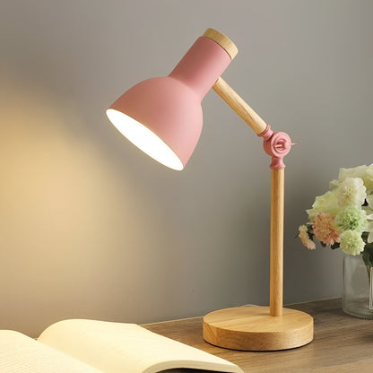 Lámpara LED de escritorio flexible con brazo ajustable