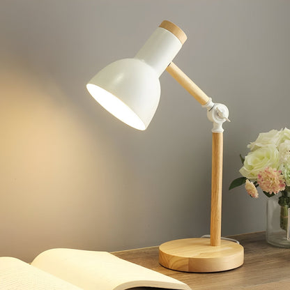 Lámpara LED de escritorio flexible con brazo ajustable