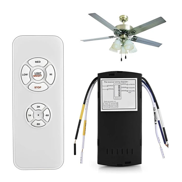 Control remoto de ventilador de techo fácil