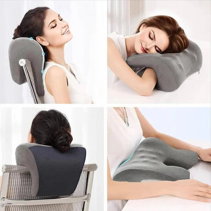 Cojín ergonómico de apoyo cervical para silla de oficina