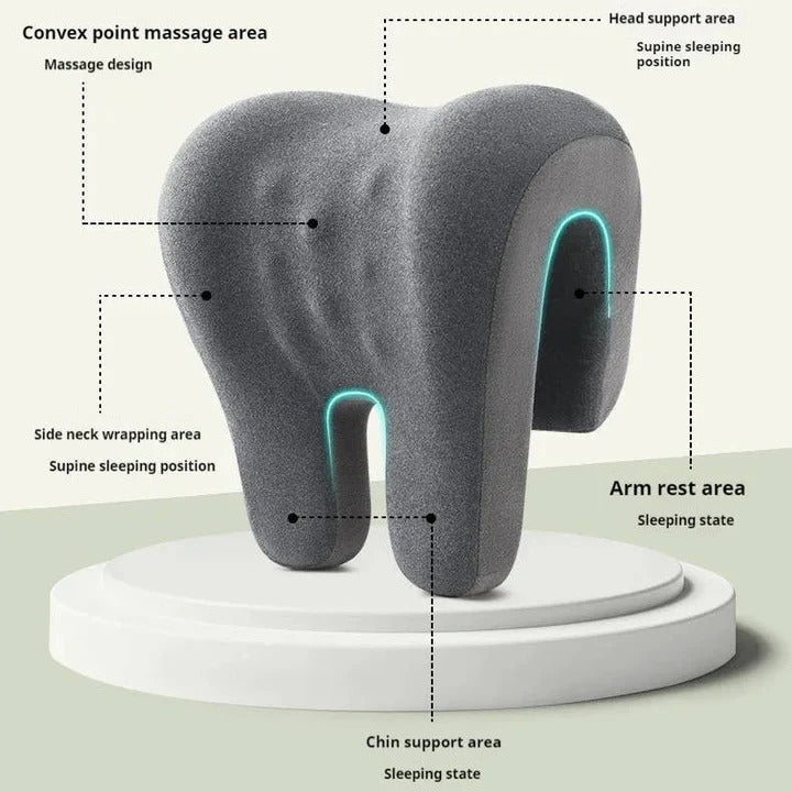 Cojín ergonómico de apoyo cervical para silla de oficina