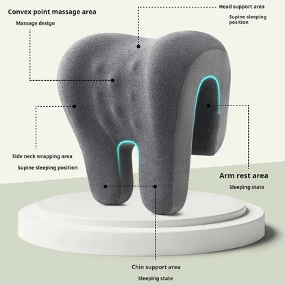 Cojín ergonómico de apoyo cervical para silla de oficina