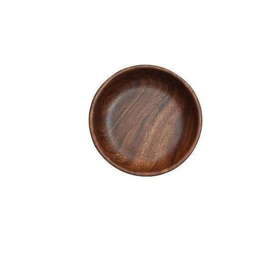 Natural Wooden Serving Bowls for Home Dining, 2 Piece Set - Ortekor
