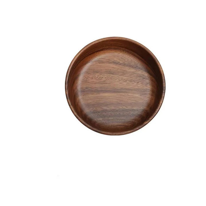 Fuentes de madera natural para el hogar, juego de 2 piezas