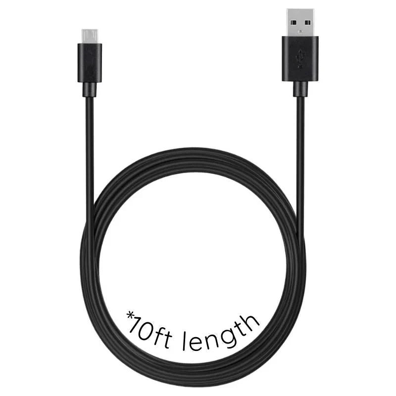 Cable de cargador USB extra largo de 3 metros