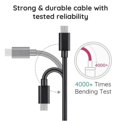 Cable de cargador USB extra largo de 3 metros