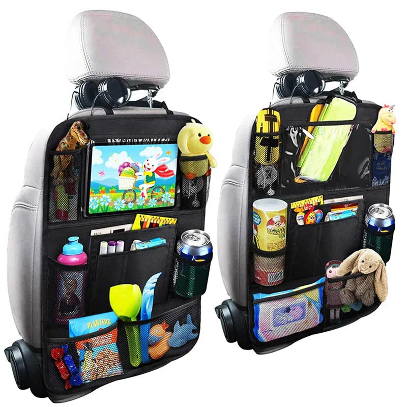 Organizador para Asiento Trasero de Coche con Múltiples Bolsillos
