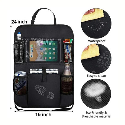 Organizador para Asiento Trasero de Coche con Múltiples Bolsillos