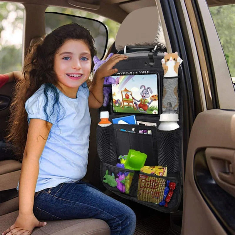 Organizador para Asiento Trasero de Coche con Múltiples Bolsillos
