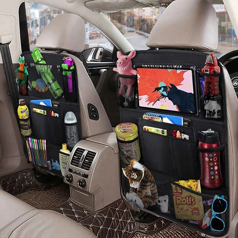 Organizador para Asiento Trasero de Coche con Múltiples Bolsillos