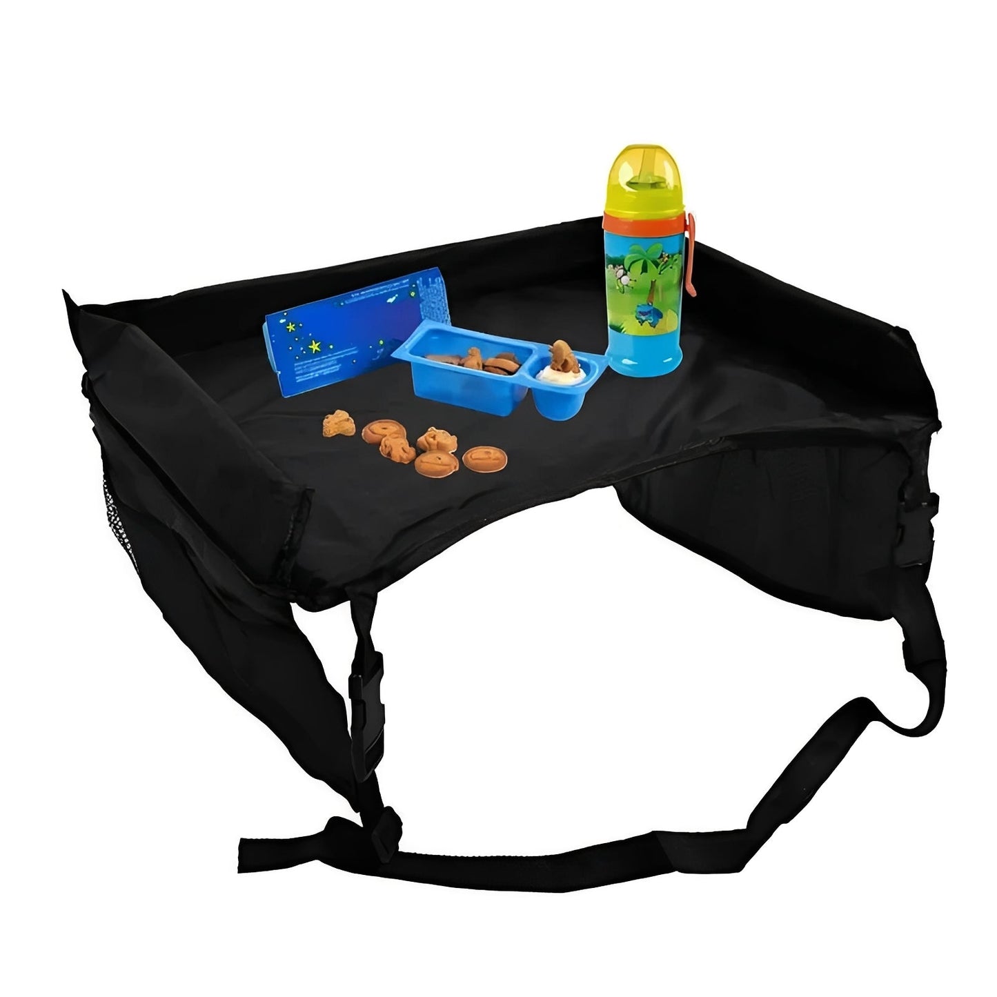 Bandeja de viaje compacta para asiento de coche para niños y bebés