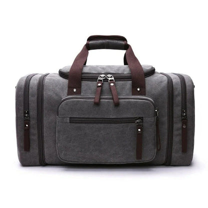 Bolsa de viaje de algodón espaciosa con espacio extra