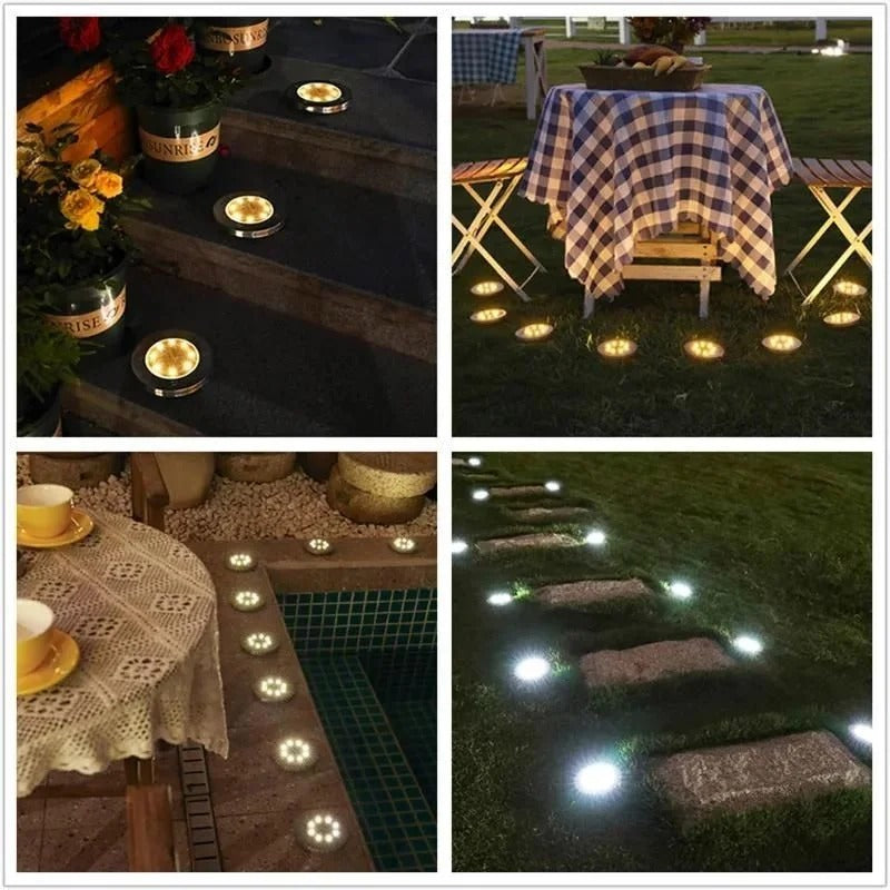Luminarias solares LED para caminos, de exterior y alta luminosidad