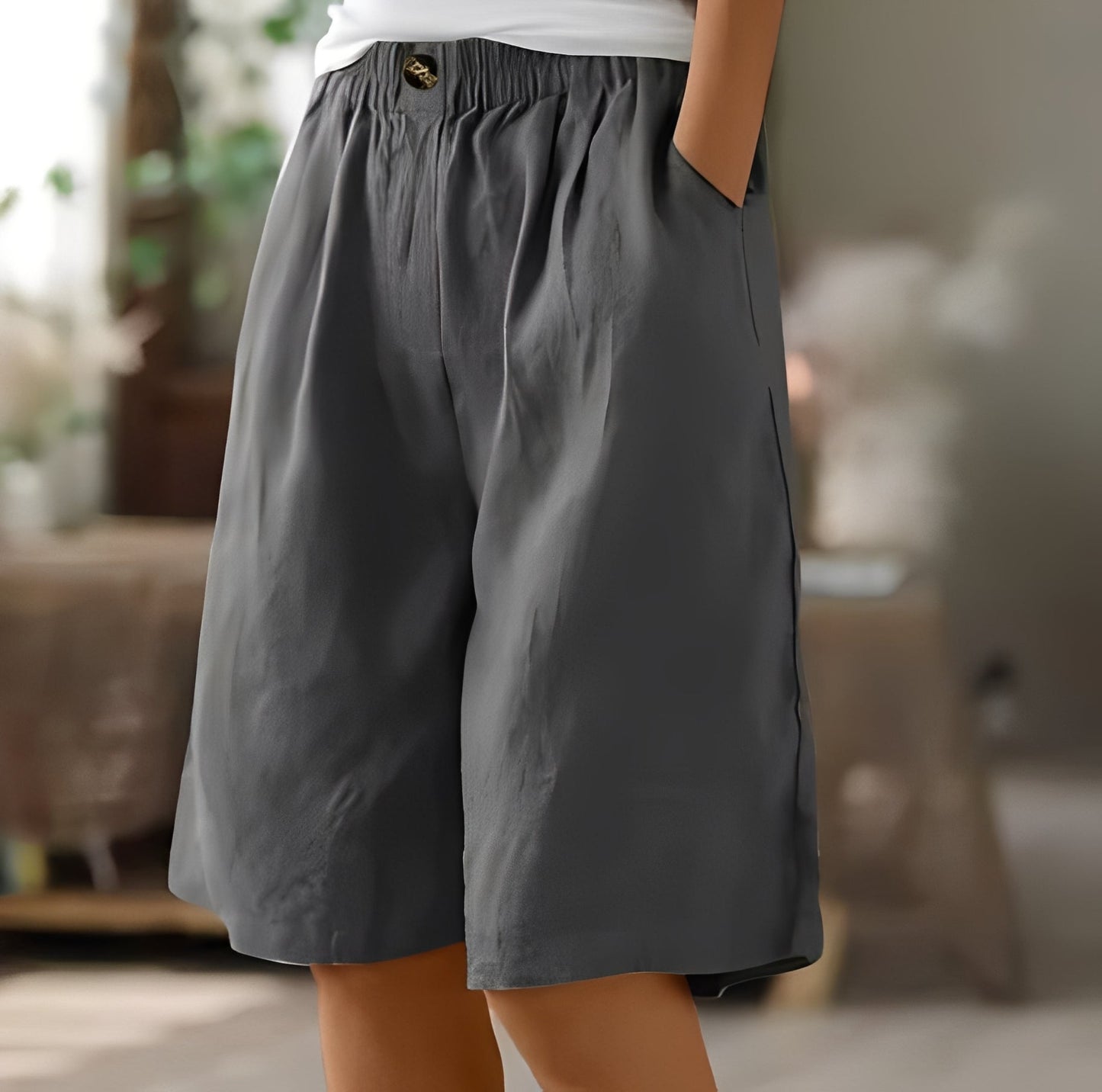 Pantalones Cortos Informales Cómodos y Transpirables