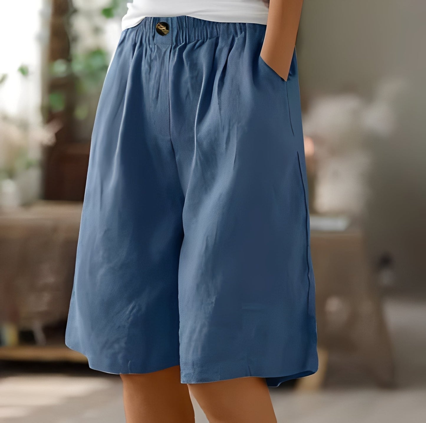 Pantalones Cortos Informales Cómodos y Transpirables
