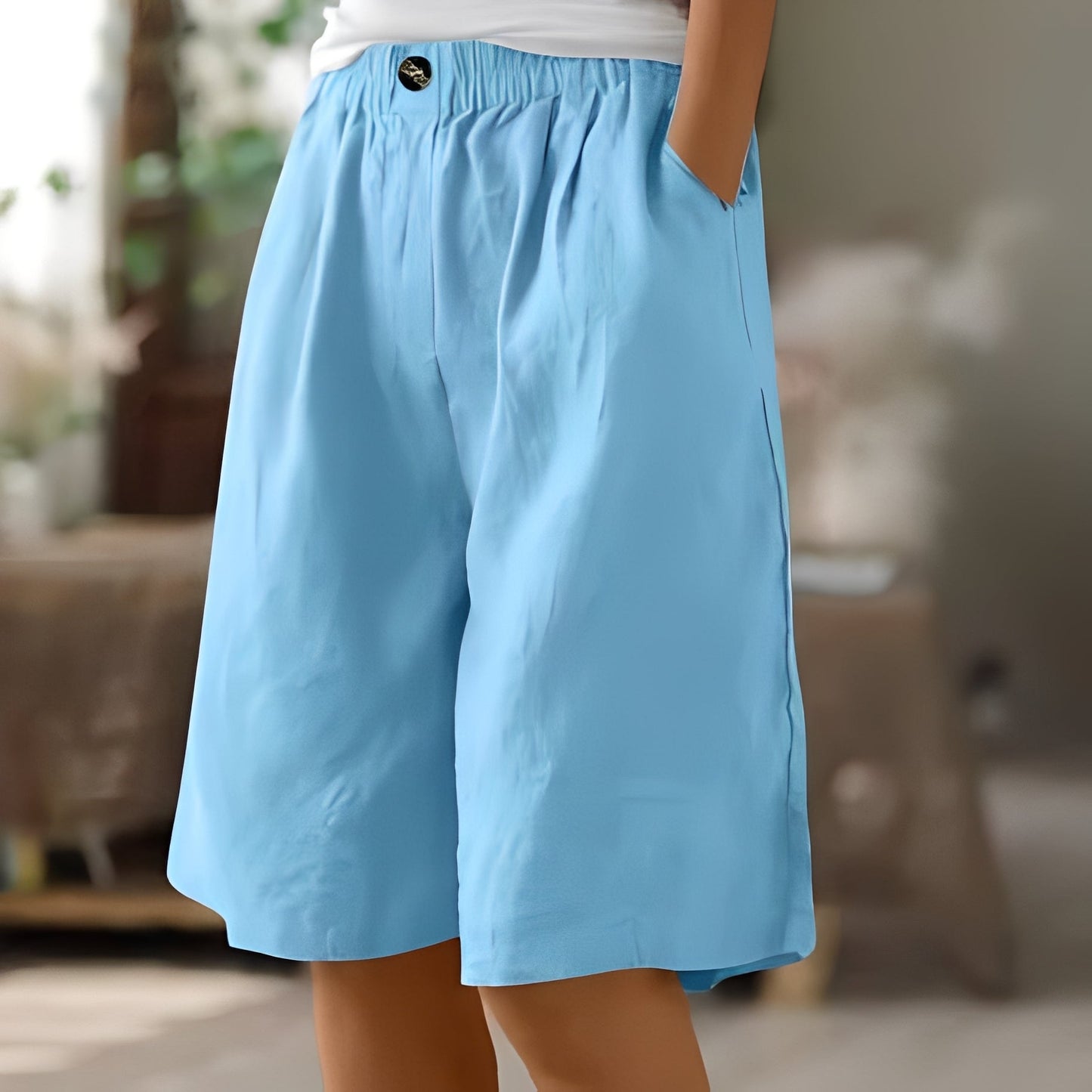 Pantalones Cortos Informales Cómodos y Transpirables