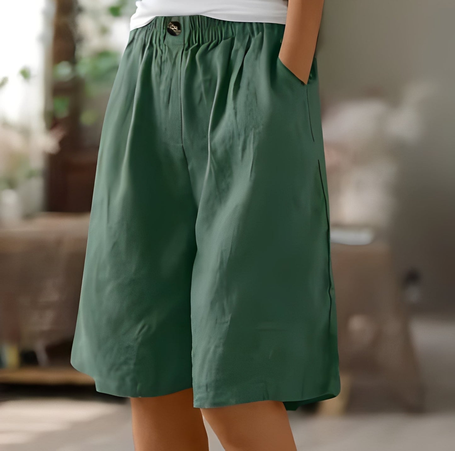Pantalones Cortos Informales Cómodos y Transpirables