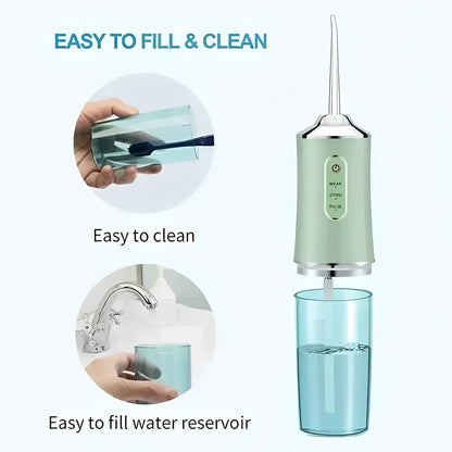 Irrigador Bucal de Viaje Compacto con Puntas Intercambiables