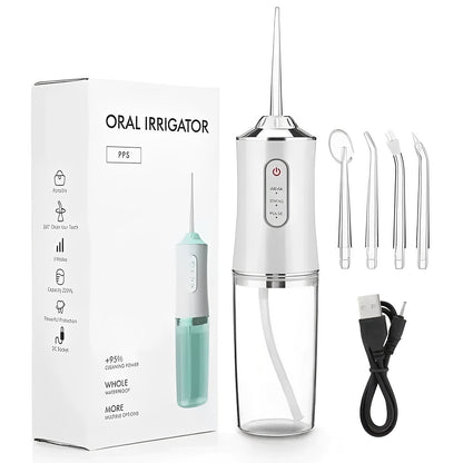 Irrigador Bucal de Viaje Compacto con Puntas Intercambiables