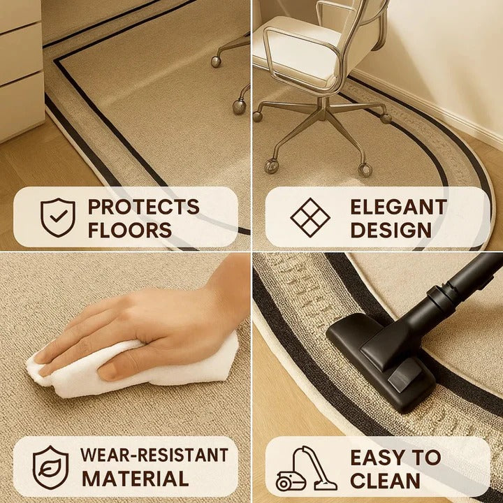 Protector de Suelo Duradero para Sillas de Hogar y Oficina